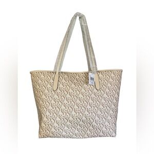 NWT COACH CF342 Monogram City Chalk Tote